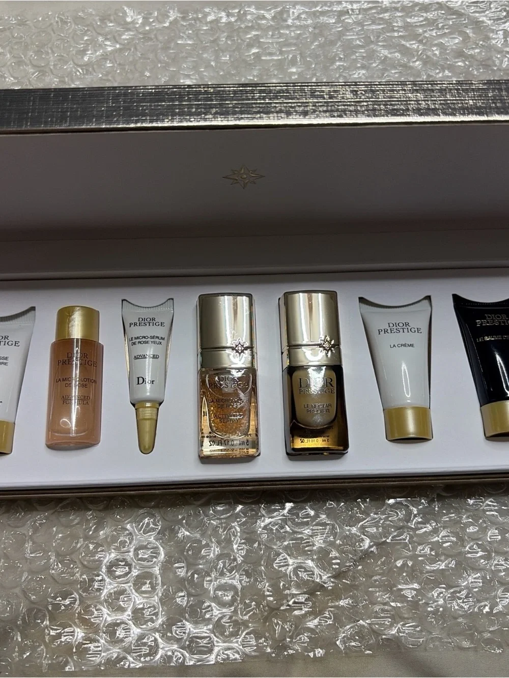 Dior Prestige Skincare Set - Gold, White & Black Accents